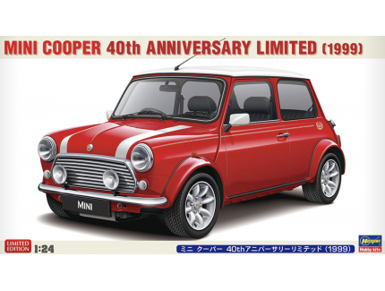 MINI COOPER 40TH ANNIVERSARY LIMITED 1999 HASEGAWA 1/24