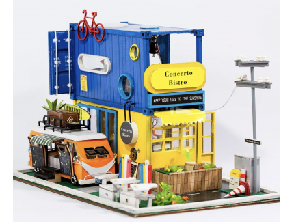 IIECREATE Hello Summer DIY Miniature House Kit