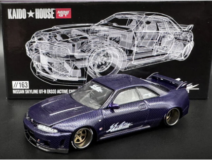 Kaido GT Nissan Skyline GT-R (R33) Active Carbon R V2 1/64