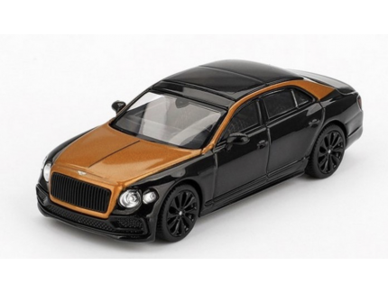 BENTLEY Flying Spur Orange Flame - Onyx 2024 MINI GT 1/64