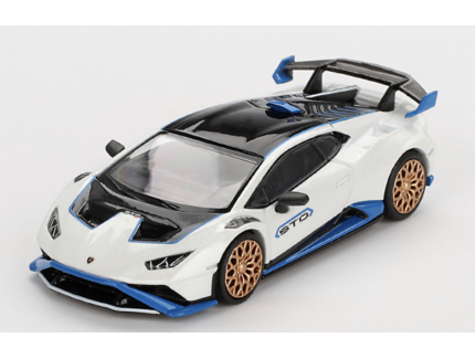 Lamborghini Huracán STO Bianco Asopo MINI GT 1/64