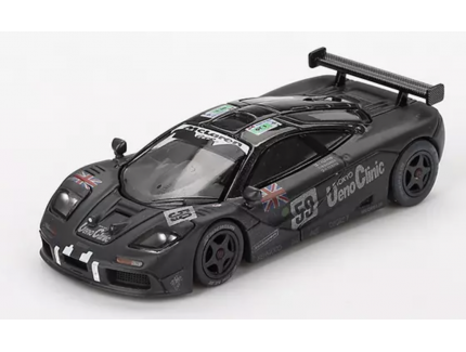 McLaren F1 GTR #59 - Vainqueur des 24 Heures du Mans 1995 - Weathered après-course MINI GT 1/64