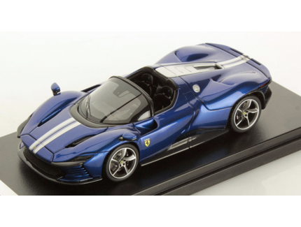 Ferrari Daytona SP3 Open Roof Nuovo Blu Elettrico Looksmart 1/43