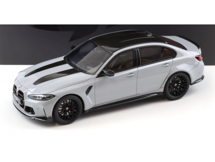 BMW M3 CS G80 Limousine Brooklyn grey metallic 2024 GT SPRIT 1/18