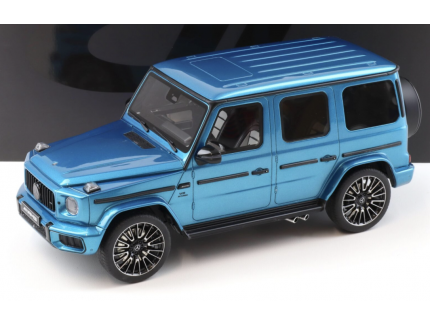 Mercedes G63 AMG G-Class Hyper blue metallic 2024 GT SPRIT 1/18