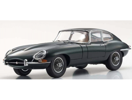 JAGUAR E-TYPE 3.8L COUPE MK1 1961 BRITISH RACING VERT KYOSHO 1/18