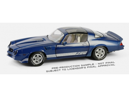 CHEVROLET Camaro Z28 with Blue sunroof green light 1/18