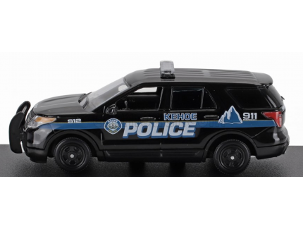 FORD USA - UTILITY POLICE INTERCEPTOR ATLANTA 2013 - BABY DRIVER MOVIE - NOIR GREENLIGHT 1/43