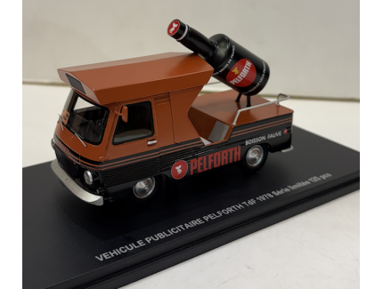 PEUGEOT J7 Véhicule Publicitaire TDF 1977 Pelforth Noir et Bronze PERFEX 1/43