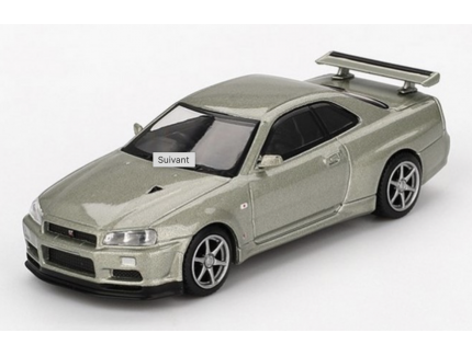NISSAN Skyline GT-R (R34) VSPEC II Nür Millenium Jade 2002 MINI GT 1/64