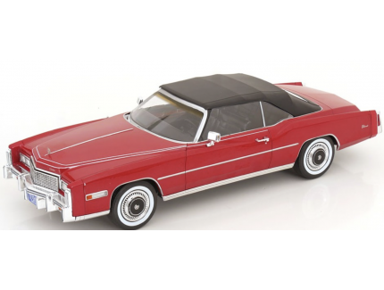Cadillac Eldorado Convertible 1976 Red MODELCAR 1/18