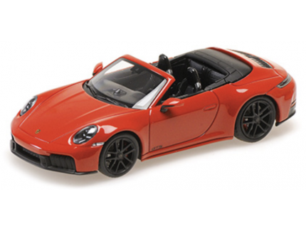PORSCHE 911 (992.2) CARRERA GTS CABRIOLET – 2024 – RED MINICHAMPS 1/43