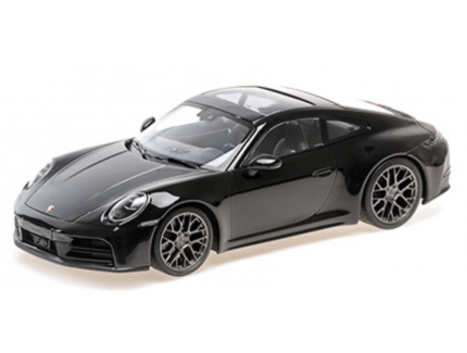 PORSCHE 911 (992.2) CARRERA COUPE – 2024 – BLACK METALLIC MINICHAMPS 1/18