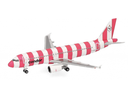 Condor Airbus A320 FlyPink Plane D-AICS herpa 1/500