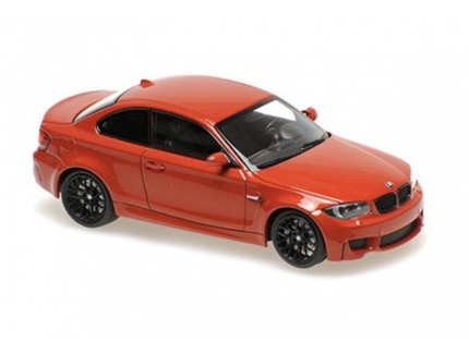 BMW 1er M Coupe 2011 Orange Met Minichamps 1/43