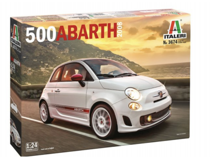 500 ABARTH 2008 ITALERI 1/24