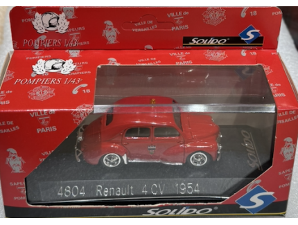 RENAULT 4CV 1954  POMPIER SOLIDO 1/43