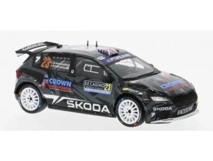 SKODA FABIA RS RALLY2 #23 GREENSMITH/ANDERSSON WRC RALLYE MONTE-CARLO 2025 IXO 1/43