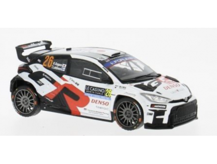 TOYOTA GR YARIS RALLY2 #26 KOGURE/LUHTINEN WRC RALLYE MONTE-CARLO 2025 IXO 1/43