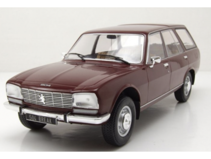 PEUGEOT 504 BREAK 1976 ROUGE FONCE MCG 1/18