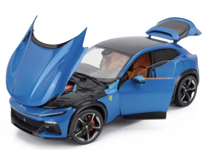 Ferrari Purosangue 2022 display blue POLISTIL 1/18
