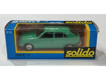 RENAULT 14 GREEN SOLIDO 1/43°