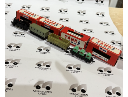 Train + locomotives – Majorette 1/66