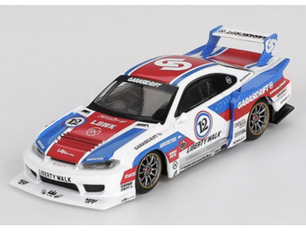 NISSAN Silvia S15 LB-Super Silhouette Garasidrift X LBWK 2025 MINI GT 1/64
