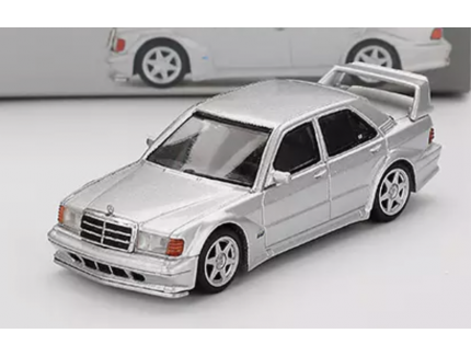 Mercedes-Benz 190 E 2.5-16 Evolution II - Astral Silver MINI GT 1/64