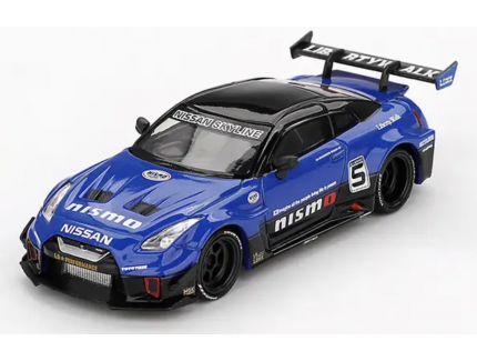Nissan 35GT-RR Version 2 Bleu MINI GT 1/64