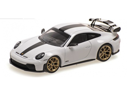 Porsche 911 992.2 GT3 2025 White Weissach Package Minichamps 1/64