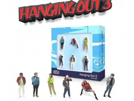 FIGURINES Hanging Out 3 MINI GT 1/64