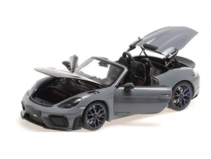 PORSCHE SPYDER RS 2024 GRIS AVEC PACKAGE WEISSACH MINICHAMPS 1:18