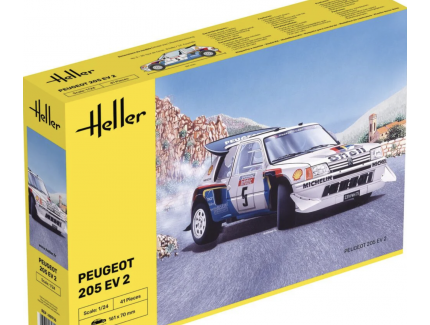 PEUGEOT 205 EV 2 HELLER 1/24
