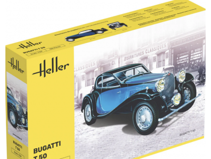 BUGATTI T 50 HELLER 1/24