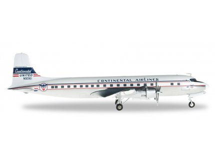 Continental Airlines / United Air Lines Douglas DC-6B HERPA 1/200