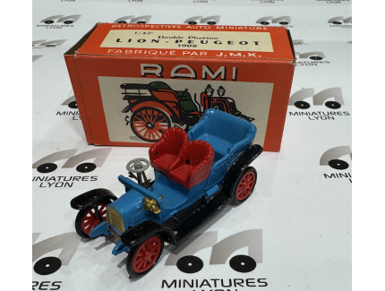 PEUGEOT LION DOUBLE PHAËTON 1908 RAMI 1/43°