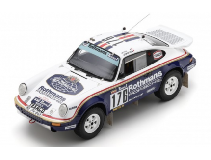 PORSCHE 911 Carrera 3.2 4x4 (953) N°176 Vainqueur Paris-Dakar 1984 SPARK 1/18