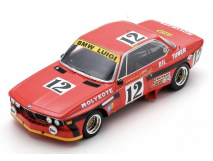 BMW 3.0CSi N°12 Vainqueur 24H Spa 1974 SPARK 1/18