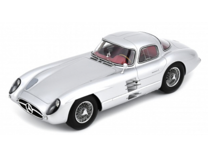 MERCEDES-BENZ 300 SLR Uhlenhaut Coupé 1955 Silver SCHUCO 1/18