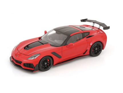 Chevrolet Corvette C7 ZR1 2019 ROUGE IXO 1/18
