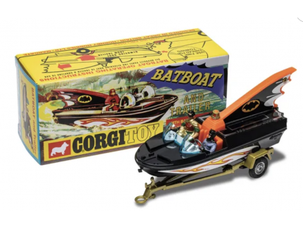Bat Boat With Batman & Robin CORGI 1/43