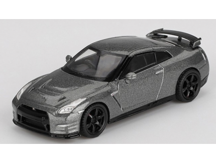 NISSAN GTR (R35) CRS Version Dark Metal Gray 2013 MINI GT 1/64