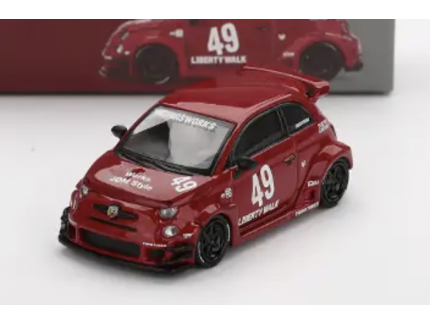 LB-WORKS x Abas Works ABARTH 595 Rouge MINI GT 1/64