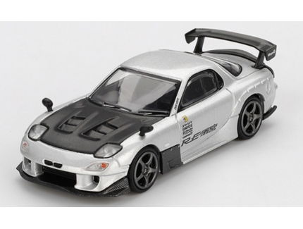 MAZDA RX7 (FD3S) RE-Amamiya Silver Metallic 2004 MINI GT 1/64