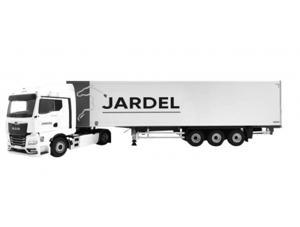 Jardel MAN TGX GM box semitrailer Eligor 1/43