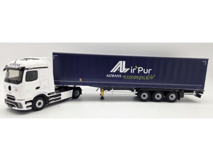 MERCEDES E ACTROS REMORQUE TAUTLINER TRANSPORTS ALTRANS AIR’PUR Eligor 1/43