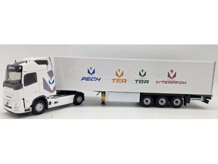 VOLVO FH AERO SEMI FOURGON PECH Eligor 1/43