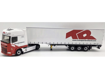 DAF XG+ SEMI TAUTLINER TRANSPORTS RICHARD Eligor 1/43