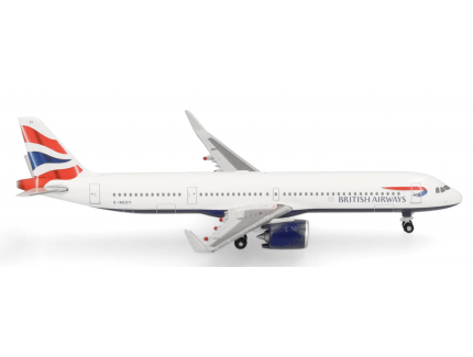 British Airways Airbus A321neo - G-NEOY HERPA 1/500